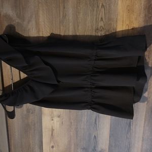 Michael kors black blouse M